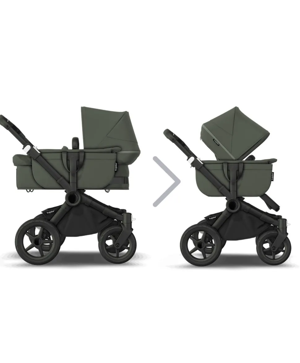 Bugaboo Donkey 5 Mono Complete Pushchair Essential Bundle - Forest Green