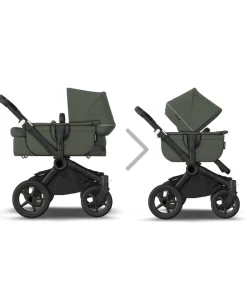 Bugaboo Donkey 5 Mono Complete Pushchair & Carrycot - Forest Green