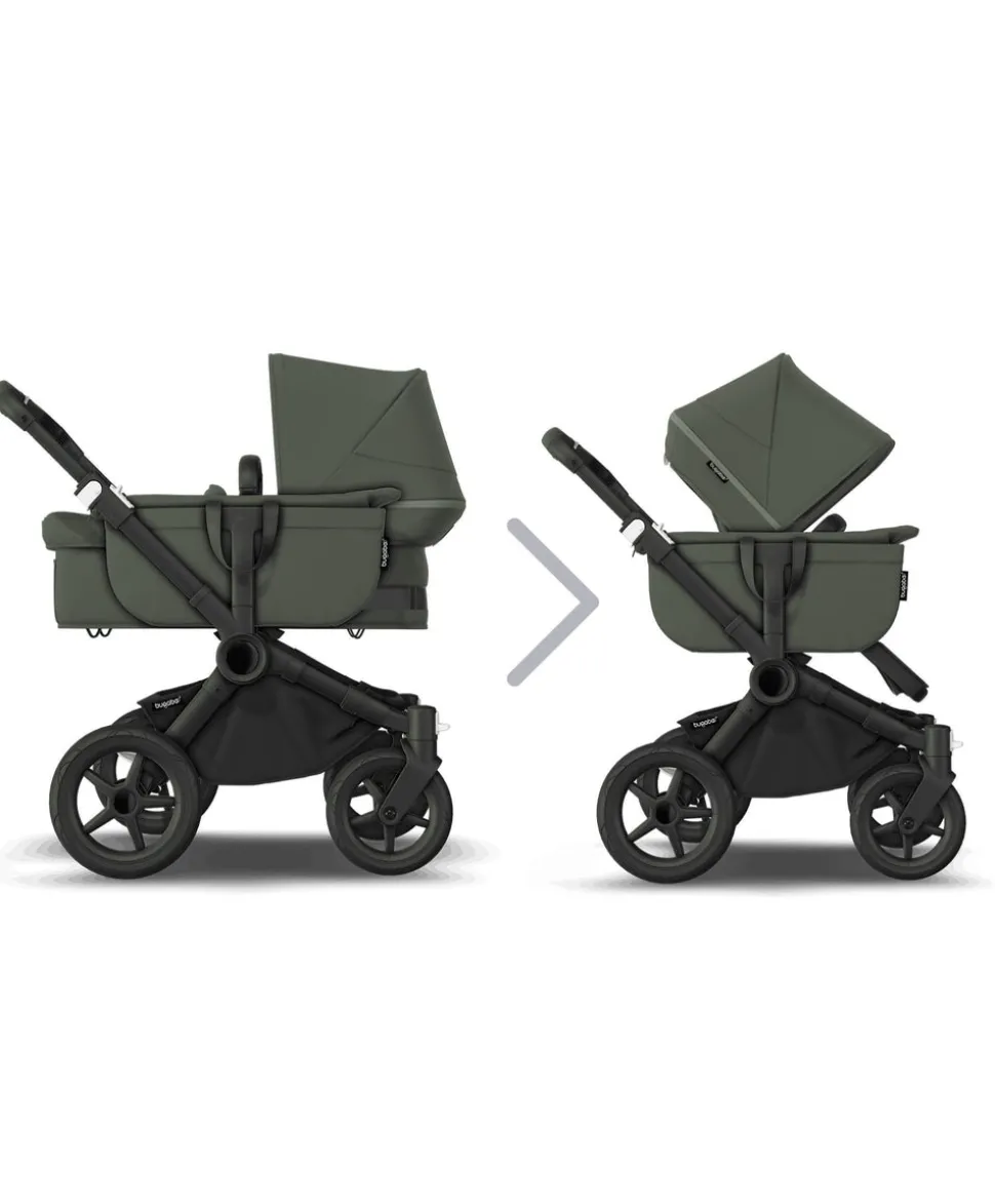 Bugaboo Donkey 5 Mono Complete Pushchair & Carrycot - Forest Green