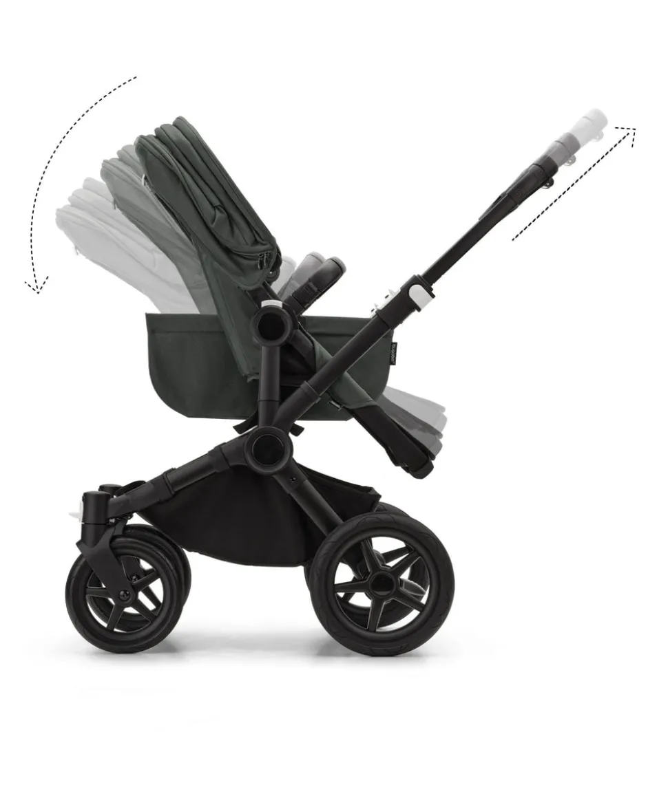 Bugaboo Donkey 5 Mono Complete Pushchair & Carrycot - Forest Green