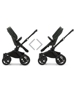 Bugaboo Donkey 5 Twin Carrycot & Seat Pushchair - Forest Green