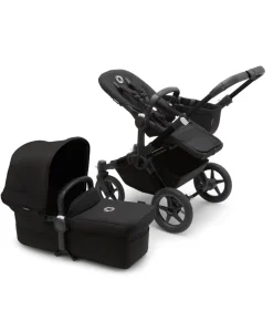 Bugaboo Donkey 5 Twin Pushchair Essential Bundle - Black