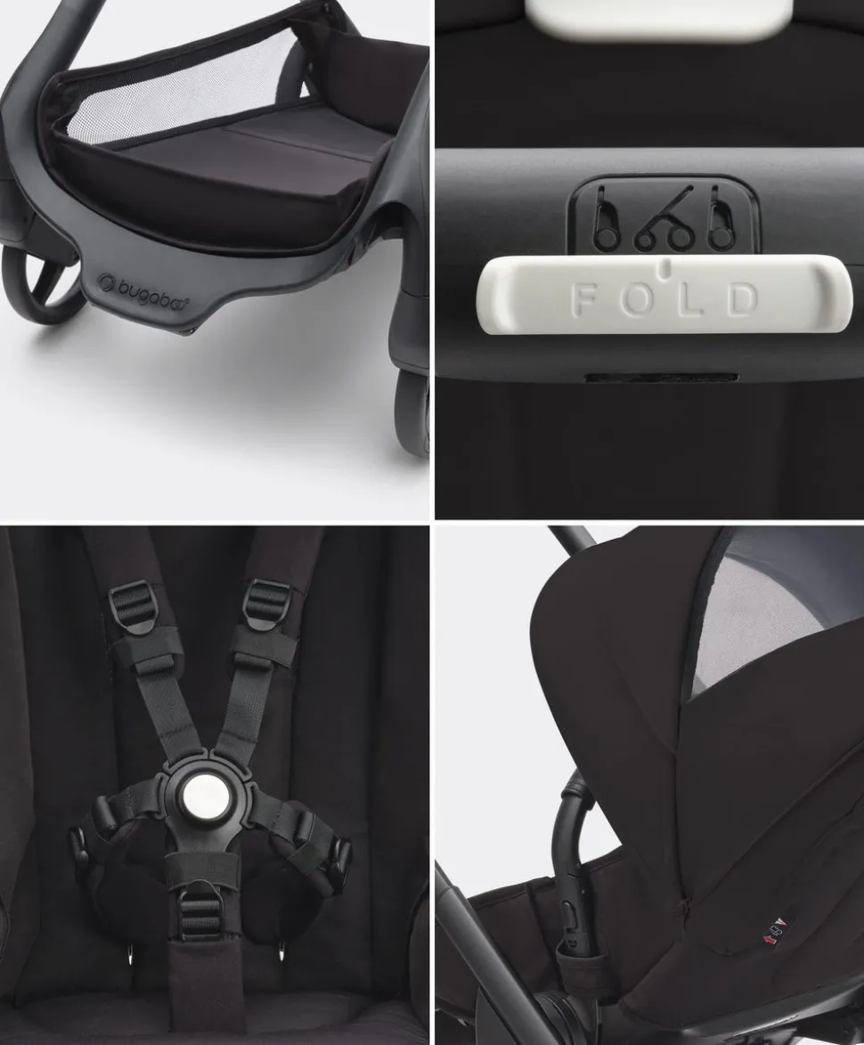 Bugaboo Dragonfly Pushchair Essential Bundle - Black