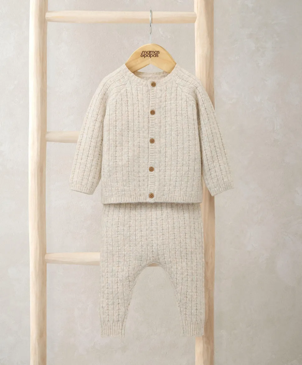 Cable Knit Top & Bottoms Set (2 Pieces)