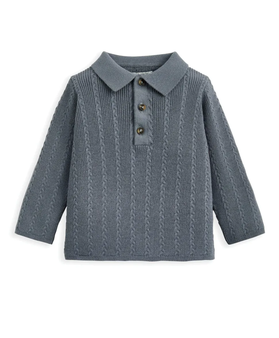 Cable Knit Top & Trousers Set (2 Pieces)
