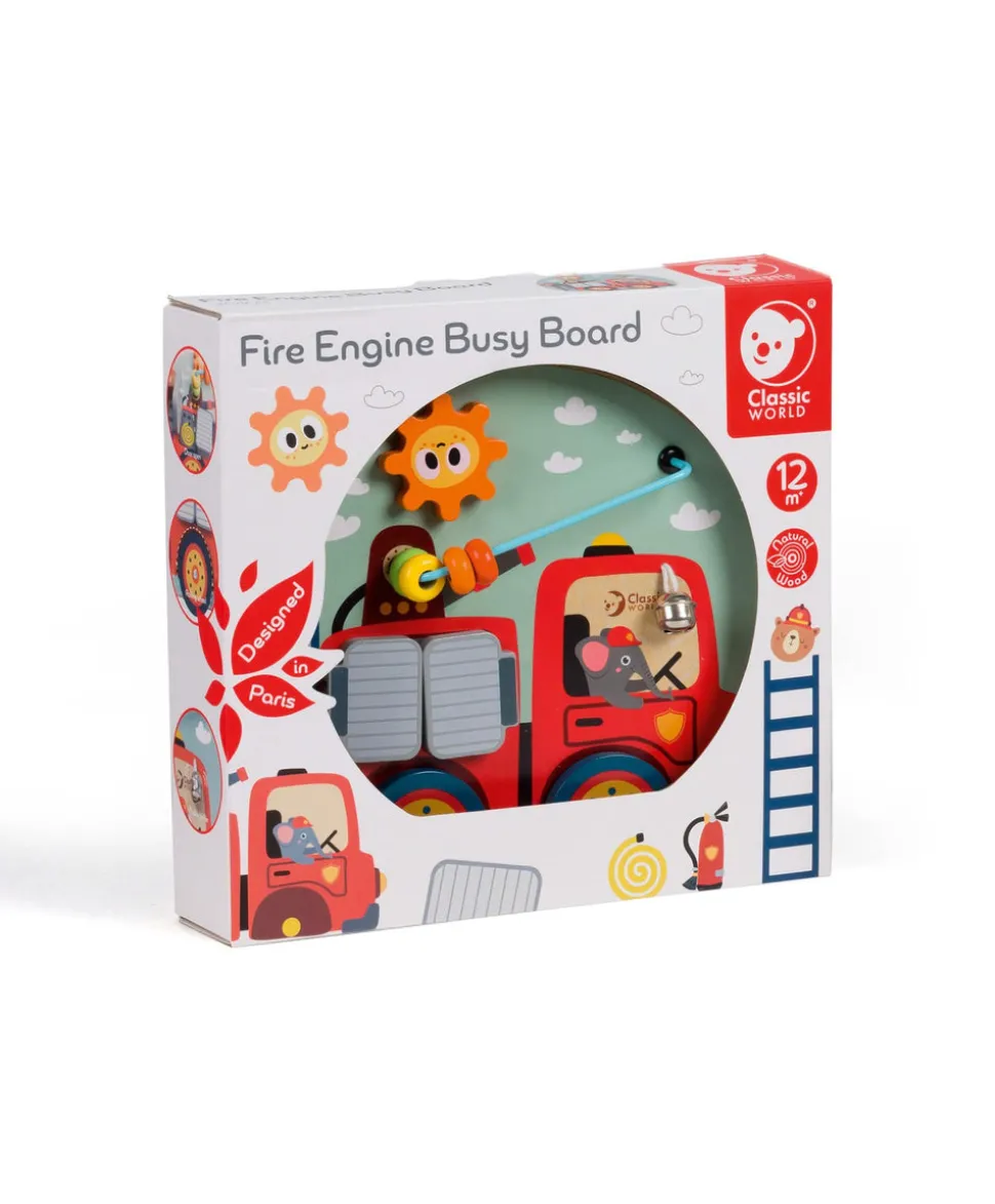 Classic World Fire Engine Busy Board Toy
