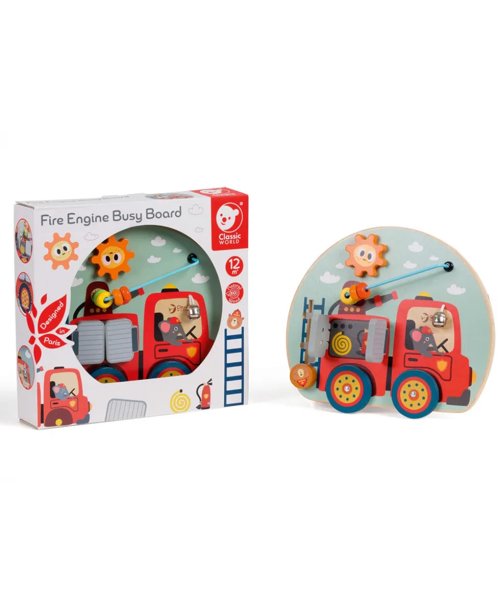 Classic World Fire Engine Busy Board Toy