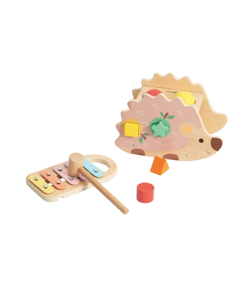 Classic World Hedgehog Wooden Hammer Toy