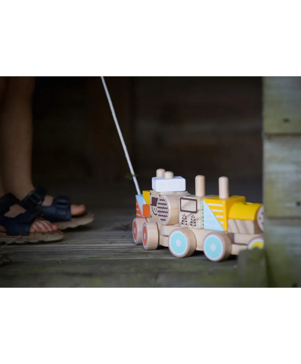 Classic World Pull Wooden Train Toy