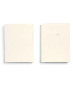 Cotbed Fitted Sheets (2 pack) Welcome to the World Duckling - Cream