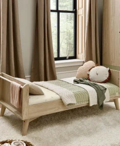 Coxley Cotbed & Essential Airflow Pocket Spring Mattress Bundle - Natural