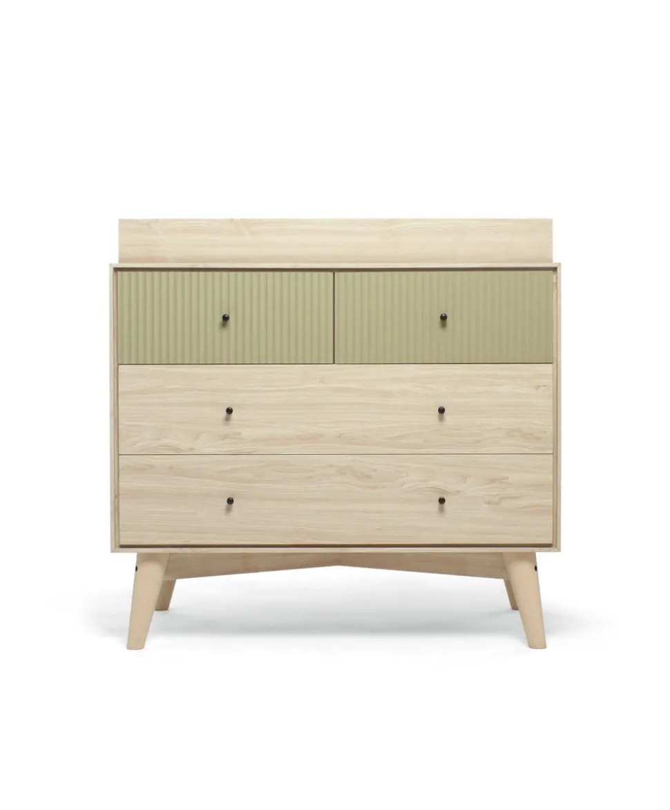 Coxley Nusery Dresser Changer - Natural/Olive Green