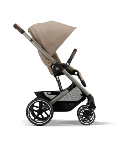 Cybex Balios Pushchair Bundle with Cybex Cloud G i-Size Rotating Car Seat (7 Pieces) - Almond Beige