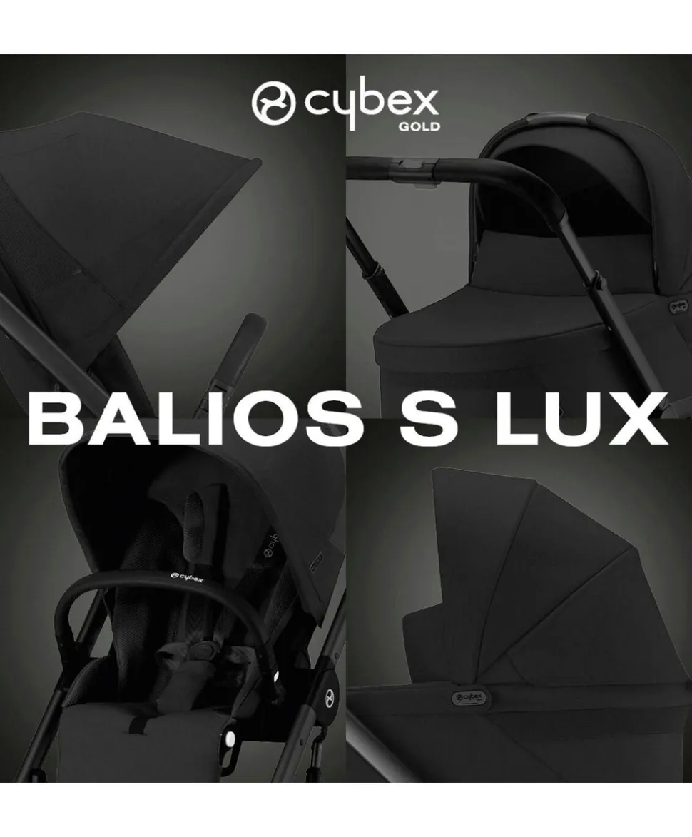Cybex Balios S Lux Pushchair - Moon Black