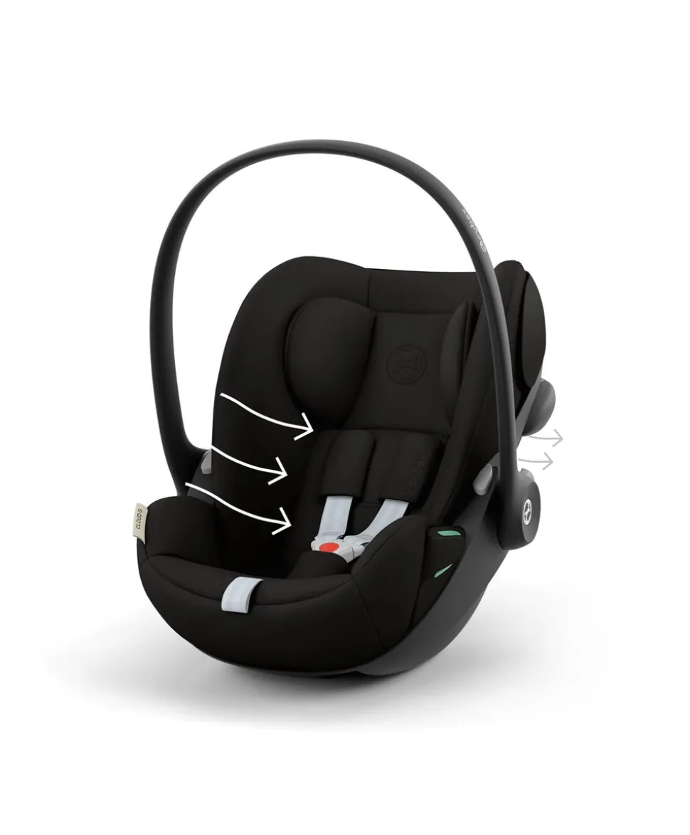 Cybex Cloud G i-Size Baby Car Seat and Base - Magic Black