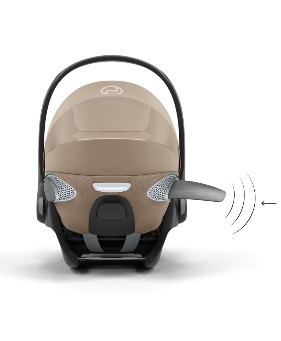 Cybex Cloud T i-Size Plus Rotating Baby Car Seat - Cozy Beige