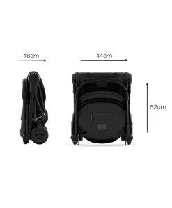 Cybex Coya Pushchair - Matt Black/Sepia Black