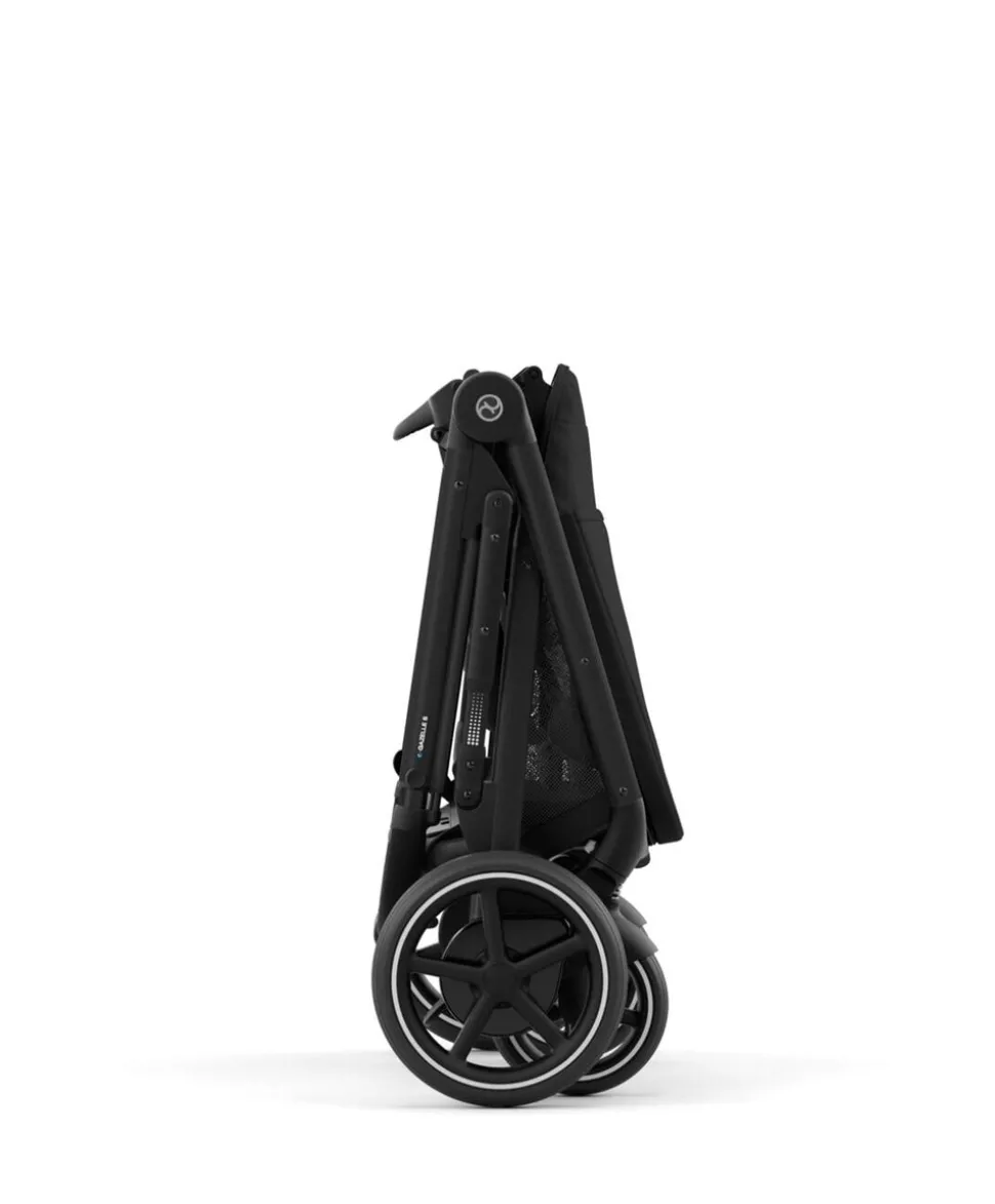 Cybex e-Gazelle S Electric Single to Double Pushchair Bundle with Cybex Cloud G i-Size Rotating Car Seat & Base (7 Pieces) - Black