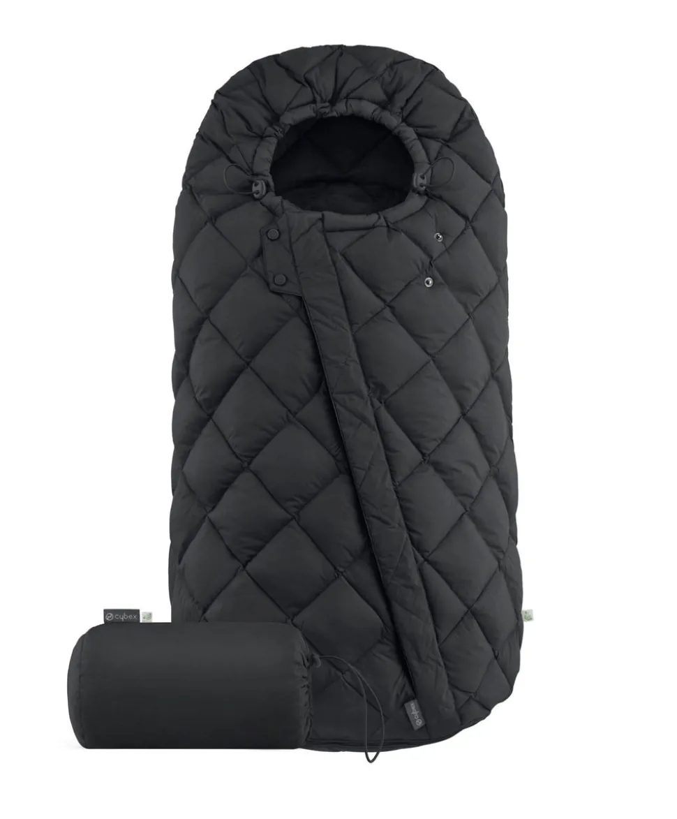 Cybex e-Gazelle S Electric Single to Double Pushchair Bundle with Cybex Cloud G i-Size Rotating Car Seat & Base (7 Pieces) - Black