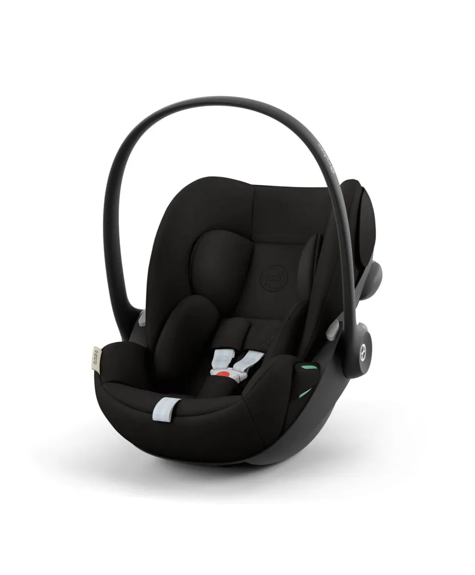 Cybex e-Gazelle S Electric Single to Double Pushchair Bundle with Cybex Cloud G i-Size Rotating Car Seat & Base (7 Pieces) - Black