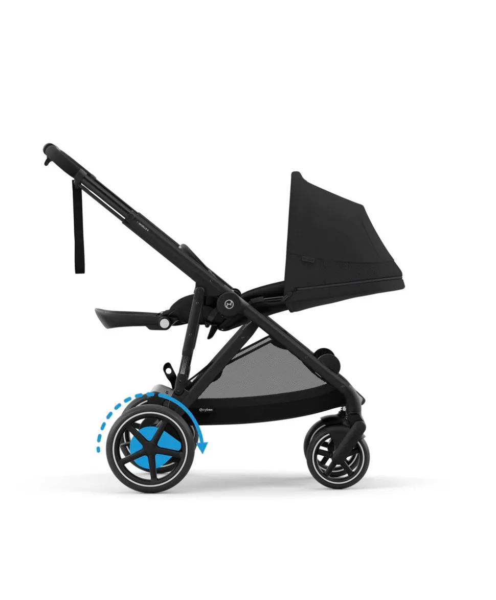 Cybex e-Gazelle S Electric Single to Double Pushchair - Black