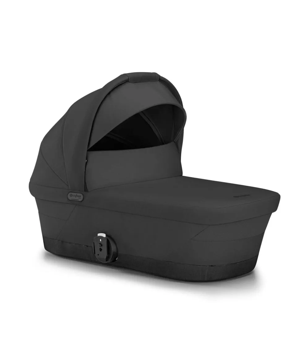 Cybex Gazelle S Pushchair Bundle with Cybex Cloud T i-Size Rotating Baby Car Seat (7 Pieces) - Moon Black