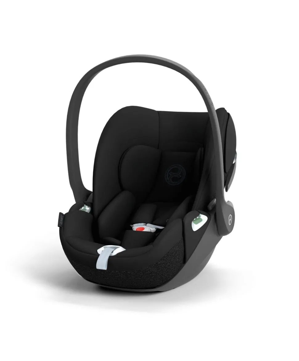 Cybex Gazelle S Pushchair Bundle with Cybex Cloud T i-Size Rotating Baby Car Seat (7 Pieces) - Moon Black