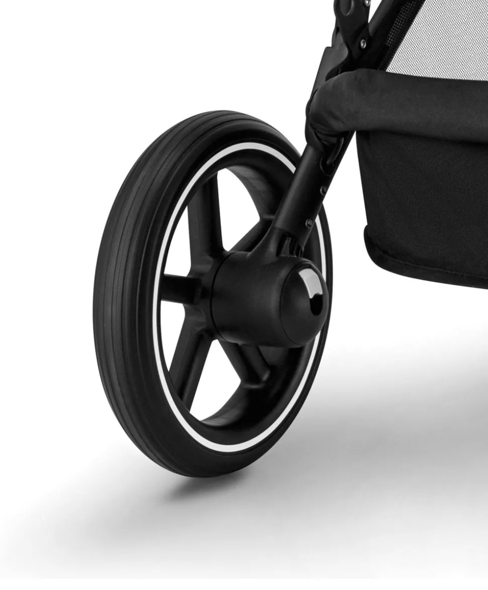 Cybex Gazelle S Pushchair Bundle with Cybex Cloud T i-Size Rotating Baby Car Seat (7 Pieces) - Moon Black