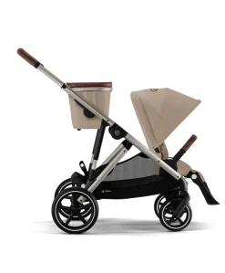 Cybex Gazelle S Pushchair Bundle with Cloud G i-Size Car Seat & Base (7 Pieces) - Almond Beige