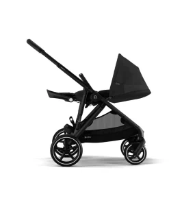 Cybex Gazelle S Pushchair Bundle with Cybex Aton B2 i-Size Car Seat and Base (7 Pieces) - Moon Black