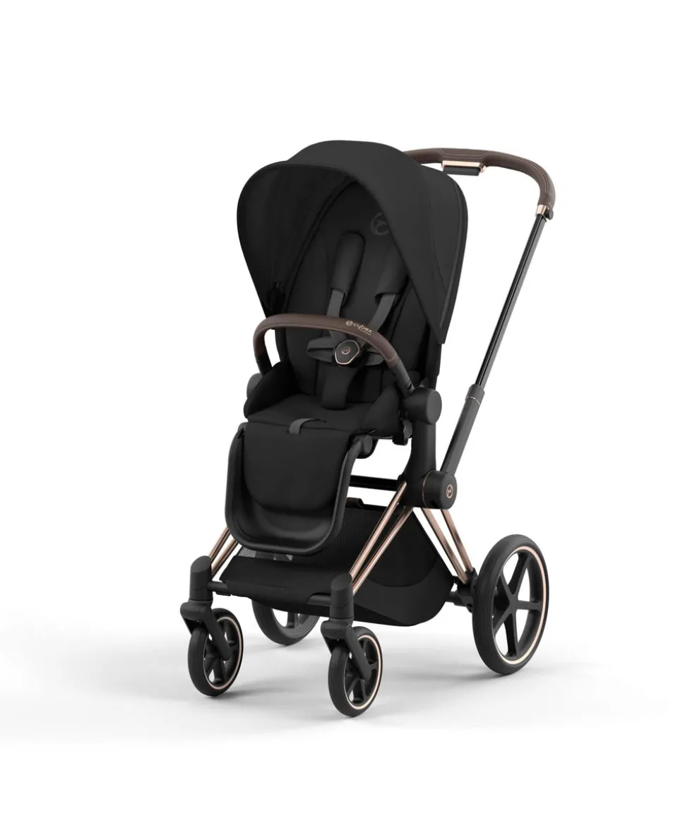 Cybex Priam Pushchair (2 Pieces) - Rose Gold/Sepia Black