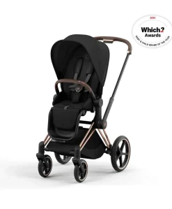 Cybex Priam Pushchair (2 Pieces) - Rose Gold/Sepia Black