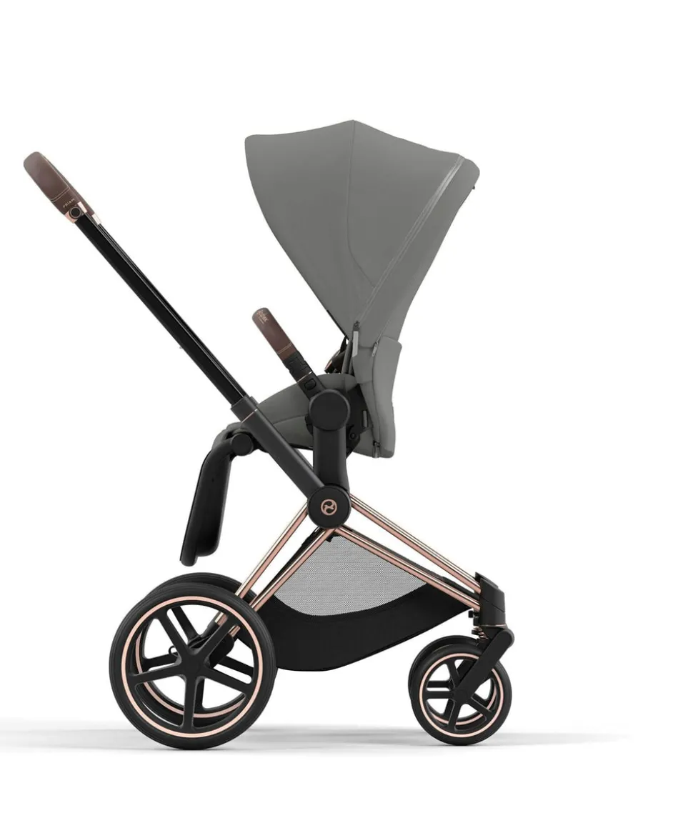 Cybex Priam Pushchair (2 Pieces) - Rose Gold/Sepia Black