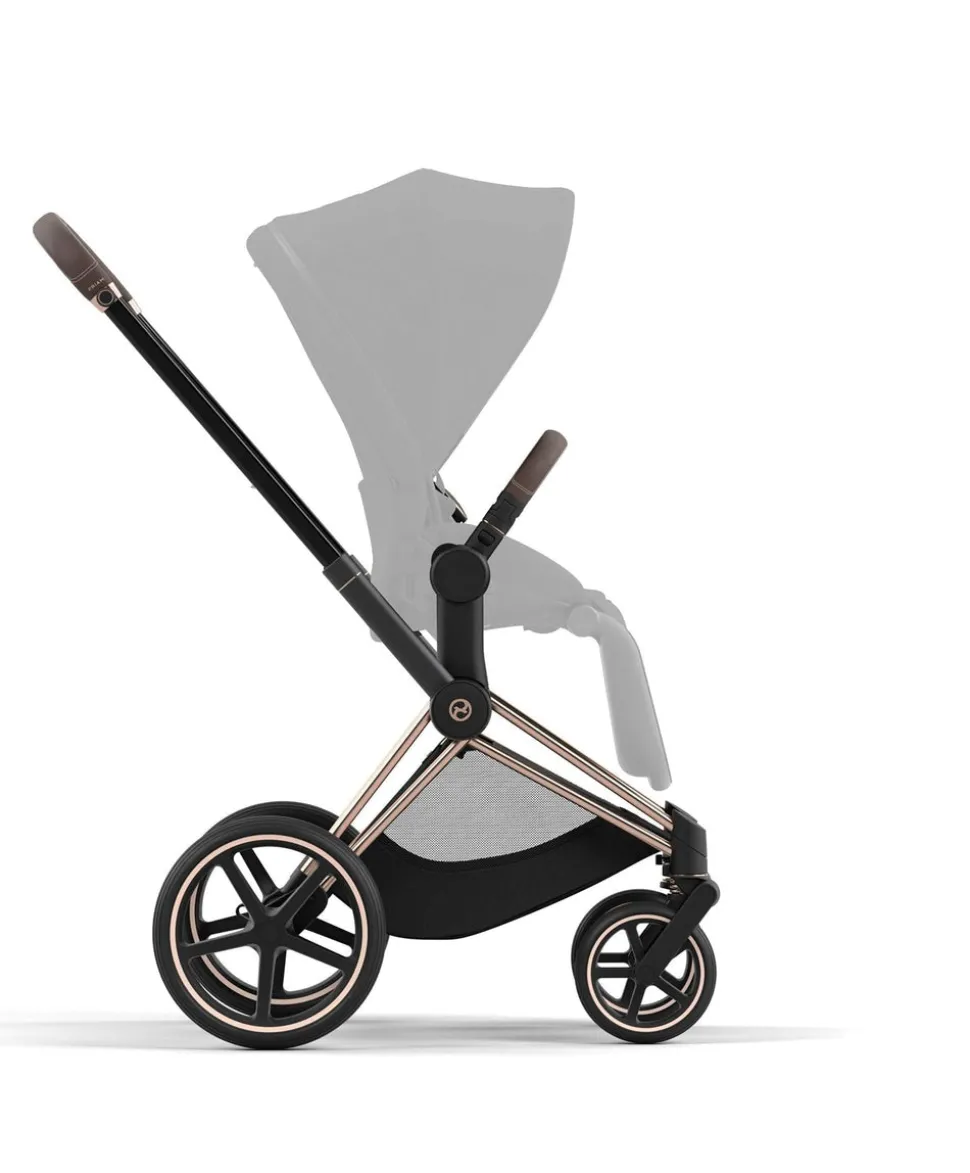 Cybex Priam Pushchair (2 Pieces) - Rose Gold/Sepia Black