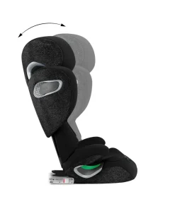 Cybex Solution T i-Fix High-back Booster Car Seat in Moon Black