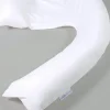 Dreamgenii Pregnancy Support & Feeding Pillow - White cotton