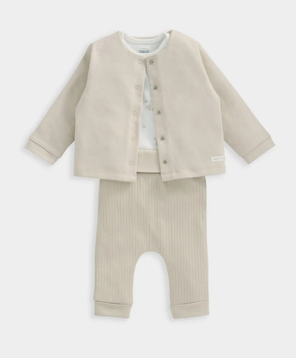 Duckling Jersey Jacket, Bodysuit & Leggings (Set of 3)