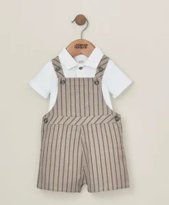 Dungaree & T-Shirt Outfit Set