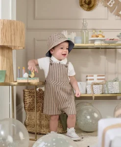 Dungaree & T-Shirt Outfit Set