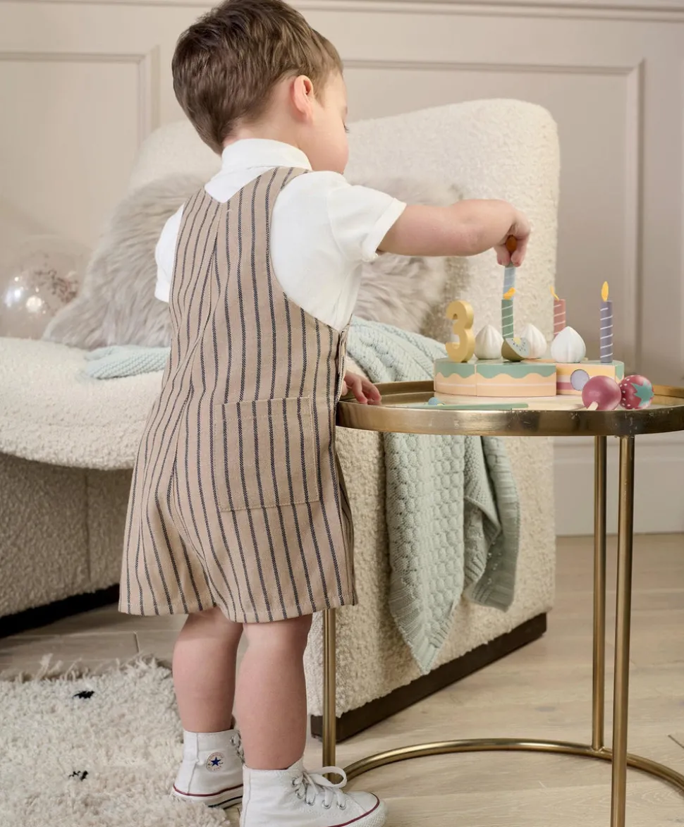 Dungaree & T-Shirt Outfit Set
