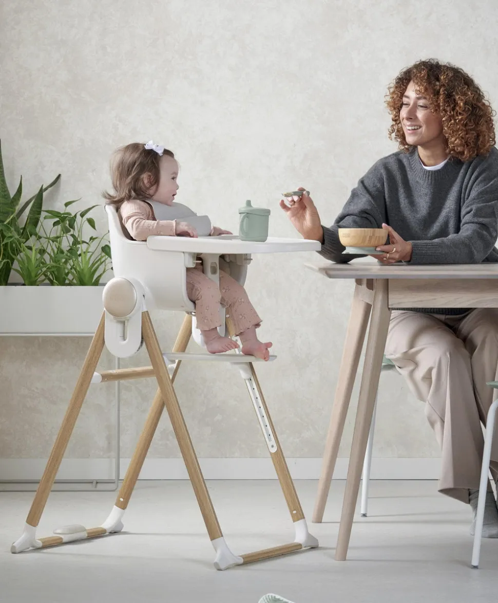 Eno Highchair & Eno Highchair Cushion Bundle - Cashmere
