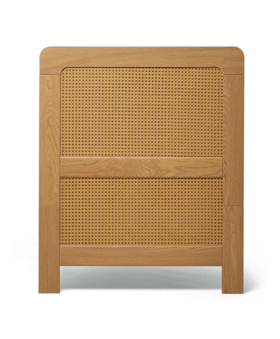 Esna 3 Piece Cotbed Set with Dresser Changer & Wardrobe - Rattan