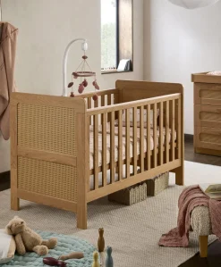 Esna 2 Piece Cotbed Set with Dresser Changer - Rattan