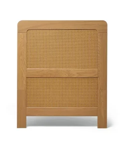 Esna Nursery Bundle with Lua Bedside Crib (6 Piece) – Rattan