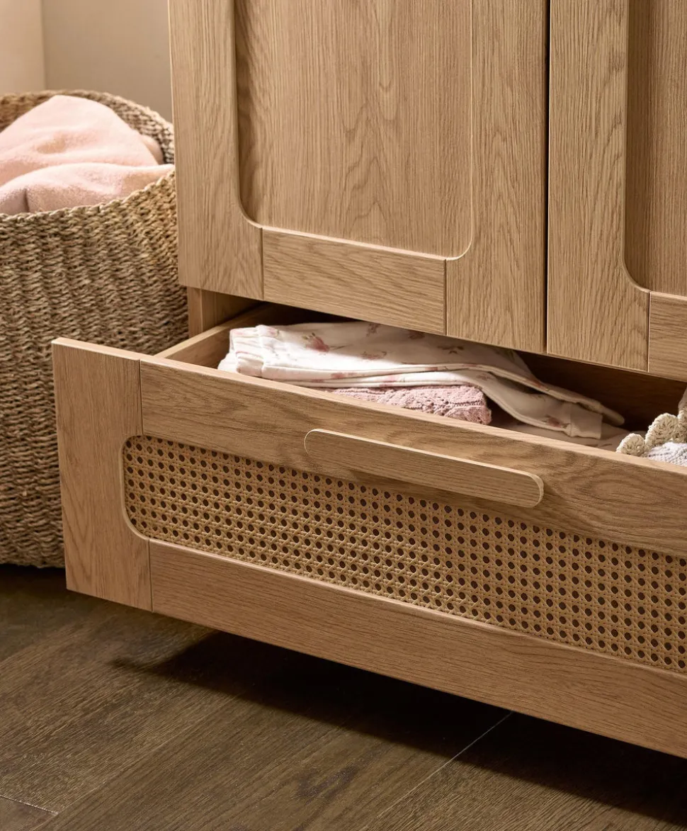 Esna Wardrobe - Rattan