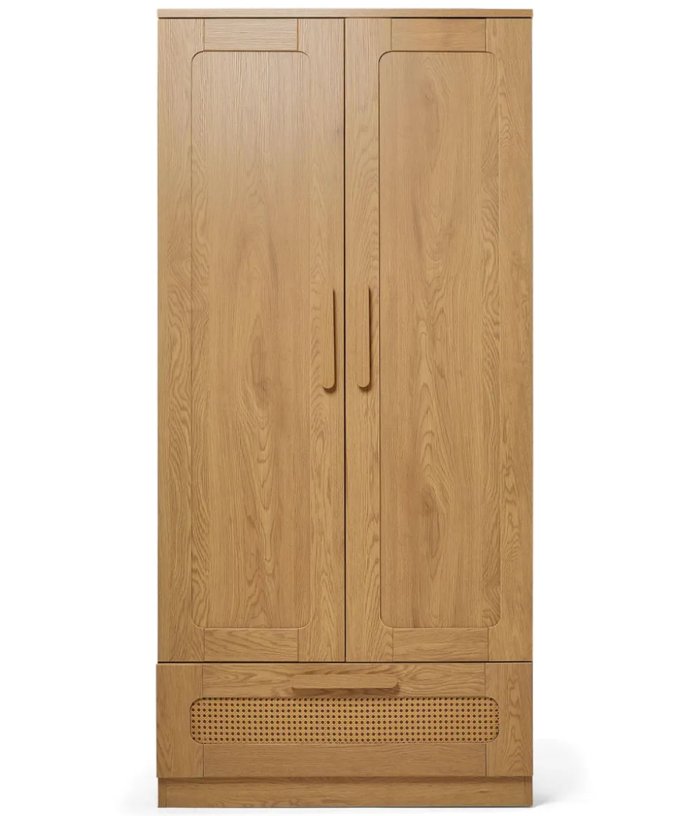 Esna Wardrobe - Rattan