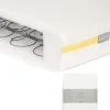 Essential Airflow Spring Cotbed Mattress & Fitted Sheets (2 Pack) - White