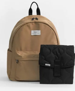 Finnsøn Ana Eco Changing Bag with Changing Mat - Camel