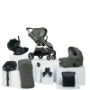 Flip XT³ Pushchair Bundle with Cybex Cloud G Car Seat & Base (8 Pieces) - Harbour Grey