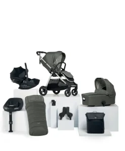Flip XT³ Pushchair Bundle with Cybex Cloud G Car Seat & Base (8 Pieces) - Harbour Grey